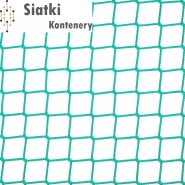 Siatka na kontener z małym oczkiem, do przewozu odpadów na kontenerze w pełni chroni wieziony ładunek